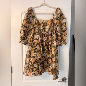 NWT Storia Floral Mini Dress